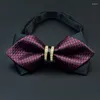 Bow Ties Men's Suits Diamond Tie Tide Good Men Metal 's Delicate Accessories