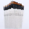 The latest 12-piece shell Painting white rod watercolor pen set two-color nylon hairtip brush many styles to choose from support custom logo