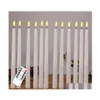 Bougies 12pcs Jaune Scintillant À Distance LED En Plastique Sans Flamme Cône Bougie Pour Dîner Décoration Drop Livraison Maison Jardin Dhw26