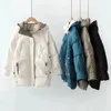 Women's Down Parkas Winter Thick Hooded Jacket Cotton Long Warm Padded Parka For Plus Size 2XL Coat 230110