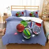 Juegos de cama Funda nórdica Canicas coloridas 2/3 Textiles para el hogar para niños Adultos Lindo conjunto blanco Doble King Decoración de tamaño completo