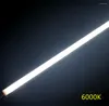 5 stücke 50 cm Fabrik Großhandel DC12V SMD 2835 30 led 3000 K LED Harte Starre Streifen Bar Licht Aluminium Shell PC Abdeckung