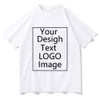 Men's T-Shirts EU Size Custom T Shirt Women/Men Make Your Design Text Tshirt Unisex Cotton Tees High Quality Gifts Top Drop 230111