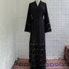 Vêtements ethniques 2023 Musulman Moyen-Orient Arabe Mode Cardigan Abaya Lady Tempérament Robe polyvalente Kuftan européen