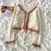 Camicette da donna Camicie Camicia da donna in cotone a maniche lunghe in lino Boho Abbigliamento Ricamo Paillettes Designer Top Vintage Blusa Muje De 2023