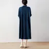 الفساتين غير الرسمية Superaen الخريف والشتاء 2023 لباس الصوف الطويل سترة فضفاضة سائدة متوكين للنساء