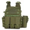 Männer Westen Nylon Beutel Molle Gear Taktische Weste Körper Rüstung Jagd Platte Airsoft Zubehör 6094 Militär Kampf Armee Wargame Weste 230111