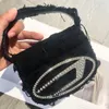 Mini bolsa de lona diamantes bolsas de dingdang saco de embreagem de aba 2023 novas bolsas de ombro único de moda bolsa de shinestone bolsa