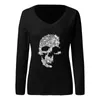 Dames t -shirts pakken t -shirts met lange mouwen voor vrouwen vallen casual tops blouse winter tuniek top v mooie jurk