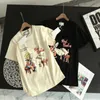 T-shirts pour hommes Designer Summer Women Shirts avec lettre imprimée Casual s Shirt op Quality Fashion ees Streetwear Apparel 2 Couleurs 9WDA