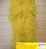 Partihandel 2 m lång naturlig kalkonfjädrar Feather Boa Dekorativ DIY Multicolor Festival och party Supplies Celebration Party Supplies