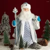 Dekoracje świąteczne Święty Mikołaj Claus Electric Dolls Dekoracja zabawek z muzyką Dance Birthday Prezent dla dzieci Rok Navidad Ozdoby domowe