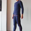 Men's Sleepwear Sexy Underwear Padded Thick Pajamas Warm Anti Freezing Tights Round Neck Home Wear 230111