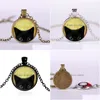 Colliers de pendentif bijoux de mode Vintage Time Gem Cabochon Black Cat Collier Drop Livraison Pendants Dhcek