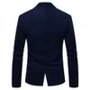 Herrdräkter blazers aiopeson varumärkesdräkt jackor solid smal passform enkel knapp klänning mode corduroy blazer 230111