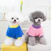 Hundkläder Lovely Pet Pullover Solid Color Keep Warmth Soft Dogs Coral Fleece Sweatshirt Costume For Winter Accessories