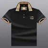 High end brand embroidered short sleeved cotton polo shirt men s T shirt Korean fashion clothing summer luxury top Six colors Asian Size M-3XL #88