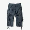 Mäns shorts Casual Summer Camouflage Cotton Cargo Camo Short Pants Homme Without Belt Drop Calflength 230110