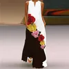 Womens Clothing Spring Dresses And Summer Fashion Printed Sexy Pocket Maxi Dress