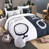 Juegos de cama Europeo y americano Simple 3D Pareja 3/4 piezas Juego de funda nórdica Fundas de almohada Adultos Niños Niños Decoración del hogar Regalos