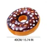 Kudde Donut Simulation 3D Printing Food Dessert Lovely Fyled Plush Throw Home Decoration Födelsedagspresent