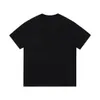 2022SS New Men 셔츠 봄과 여름 새 후드 고급 면화 고급 면화 짧은 소매 둥근 목 패널 티셔츠 크기 S-M-L-XL-XXL-XXXL 컬러 블랙 흰색 li61