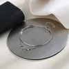 Bangle Ventfille 925 Stamp Silver Color Armband för kvinnor Endless Love Double Layer Jewelry Girls Gifts Drop Wholesale
