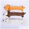 Dog Toys Chews Pet Cat Funny Fleece Durability Plush Squeak Chew Sound Toy Fit For All Pets Long Drop Delivery Home Garden Dhgarden Dhfo3