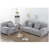 Pokrywa krzesełka Pluszowa Plush zagęszcza elastyczna sofa rozkładowa segmentowa 1/2/3/4 SEater Estronging Couch do salonu Dostawa H Dhqcu