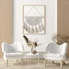 Decoratieve beeldjes boho decor Boheemse chique macrame muur hangende tapijtstapijtdroomvanger esthetische slaapkamer