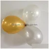 Autres fournitures de fête d'événement de Noël classique noir or ballon en latex chaîne d'anniversaire ensemble décoration de la pièce livraison directe maison Dhgarden Dhx61