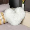 Pillow Love Heard Long Plush Soft Solid Fur Feather With Filling Case Luxury Sofa Bed Home Car Room Dec FG1299