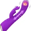 Adult Massager Thrusting Dildo Rabbit Vibrator g Spot Clitoral Stimulator 10 Vibration 3 Thrust Massager Warming Magic Wand Sex Toy for Women