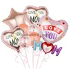 Decoração de festa Dia das Mães Tema Balões Decorativos Conjunto de Balões Festivos Mãe Eu Te Amo Aniversário Quarto Significado Extraordi Dhgar8034842
