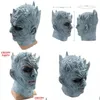 Party Masks Halloween Mask Nights King Walker Face Night Re Zombie Latex Adts Cosplay Throne Costume Drop Delivery Home Garden Festi Dhwcx