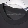 디자인 럭셔리 패션 남성 T 셔츠 5 포인트 스타 토끼 편지 인쇄 짧은 슬리브 라운드 목 목걸이 느슨한 티셔츠 탑 블랙 흰색 빨간 아시아 크기 S-2XL