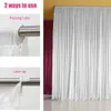 Altri rifornimenti del partito di evento 1Pcs White Wedding Backdrop Drape Curtain Compleanno Stage Sfondo Decorazione fai da te Tessili 2x2m3x3m 230110