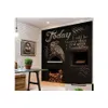 Fonds D'écran Art Sticker Mural Tableau De Craie Tableau Noir Autocollants Amovible D Décor Mural Stickers Enfants Chambres 40X200Cm Drop Delivery Home Gar Dhnzb