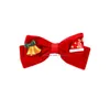 Clipes de cabelo Barrettes femininos de Natal Barrette Ribbon Bowknot Tree Papai Noel Duck Tip Hairpin Lady Acessórios Droga Droga Judeu Dhsgt