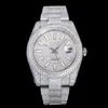 10% de réduction Watch Watch 10a Ice Out Men Full Diamond pour l'homme MONTRES MENSE DATE JUSTE CALLE ARABIQUE AUTALATIQU