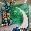 Decorazione per feste Foil Curtain Background Sfondo con paillettes Decorazioni per matrimoni Baby Shower Wall Glitter Birthday Drop Delivery Home Garden F Dhfle