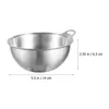 Bowls Serving Mixing Bowl Kitchen Stainless Steel Metal Large Basin