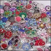 Other Mixed Styles Components Vintage Noosa Chunks 18Mm Snap Buttons For Button Necklace Bracelet Jewelry Accessories Drop Delivery F Dhpes