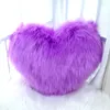 Pillow Love Heard Long Plush Soft Solid Fur Feather With Filling Case Luxury Sofa Bed Home Car Room Dec FG1299