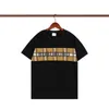 T-shirt homme Designer sac haut décontracté lettre imprimé chemise luxe rue noir et blanc orange B t-shirt taille s-2XL