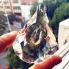 Chandelier Crystal 50pcs 76mm Clear Faceted Glass Parts Lighting Hanging Pendants Feng Shui Suncatcher Prisms Home Deco