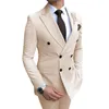 Męskie garnitury Blazers Army Green Formal Business Wedding for Man Blazer Groom Tuxedos Slim Fit Costume Homme Mariage 230111