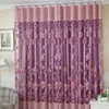 Curtain 250cm X 100cm Flower Tulle Door Window Drape Panel Sheer Scarf Valances Curtains 4 Colors