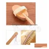 Bath Brushes Sponges Scrubbers Natural Long Wooden Bristle Brush Masr Shower Back Spa Scrubber Brushes Bathroom Supplies Dhgarden Dhe2M