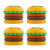 Rookaccessoires 5 ml hamburgervorm Meerlagige gewricht Siliconen container Rookolie Opslagpotten flessen